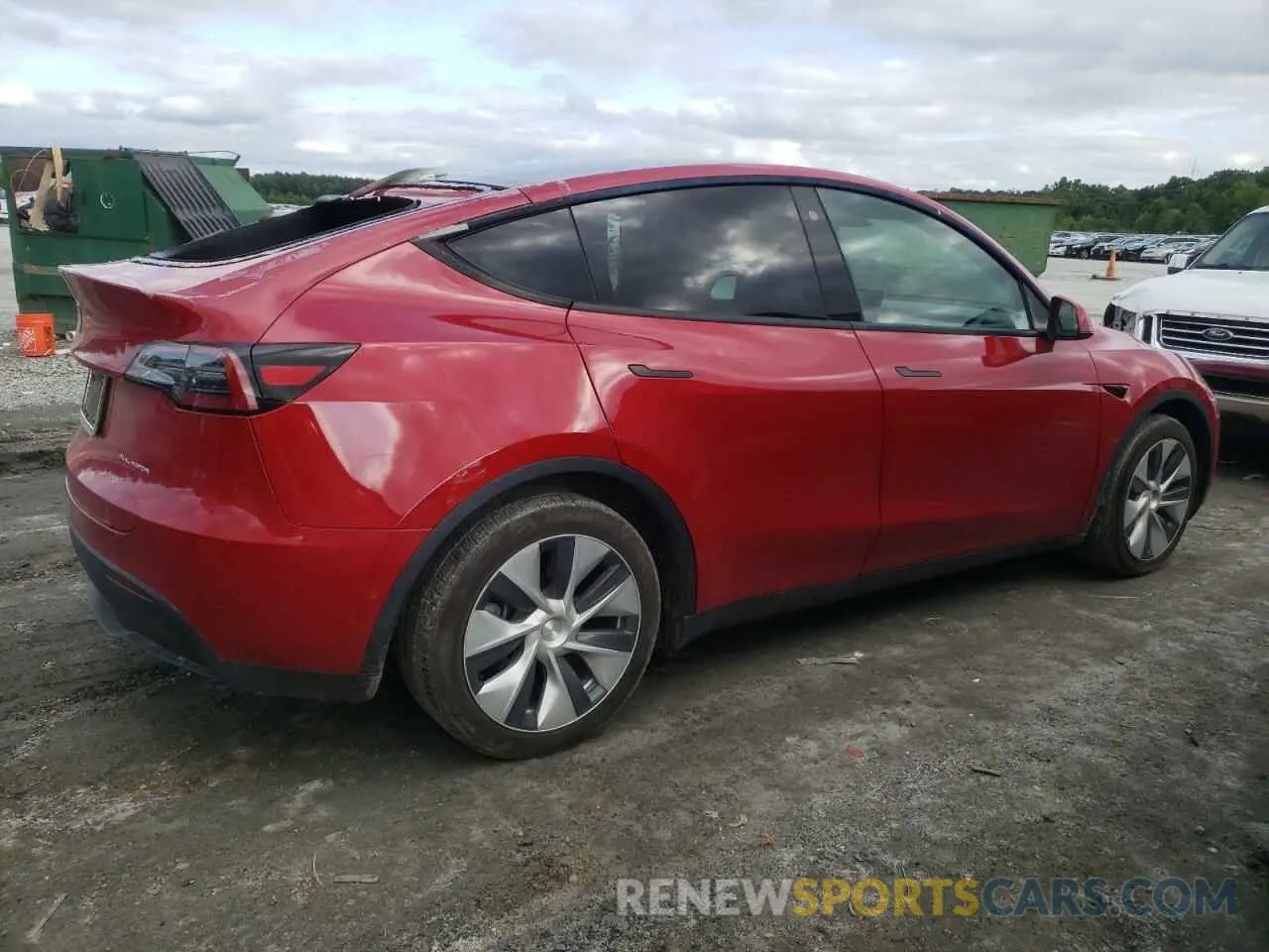 3 Photograph of a damaged car 7SAYGAEE2NF383377 TESLA MODEL Y 2022