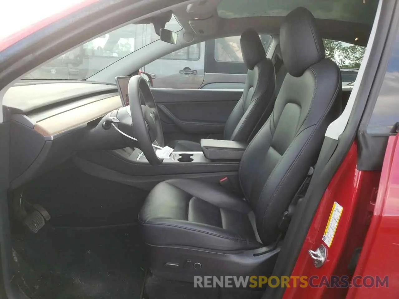 7 Photograph of a damaged car 7SAYGAEE2NF383377 TESLA MODEL Y 2022