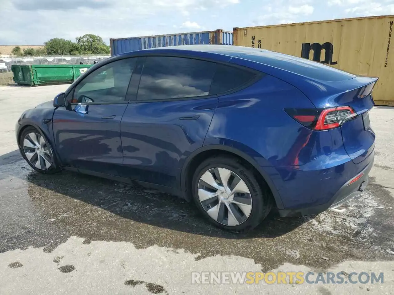 2 Photograph of a damaged car 7SAYGAEE2NF390507 TESLA MODEL Y 2022