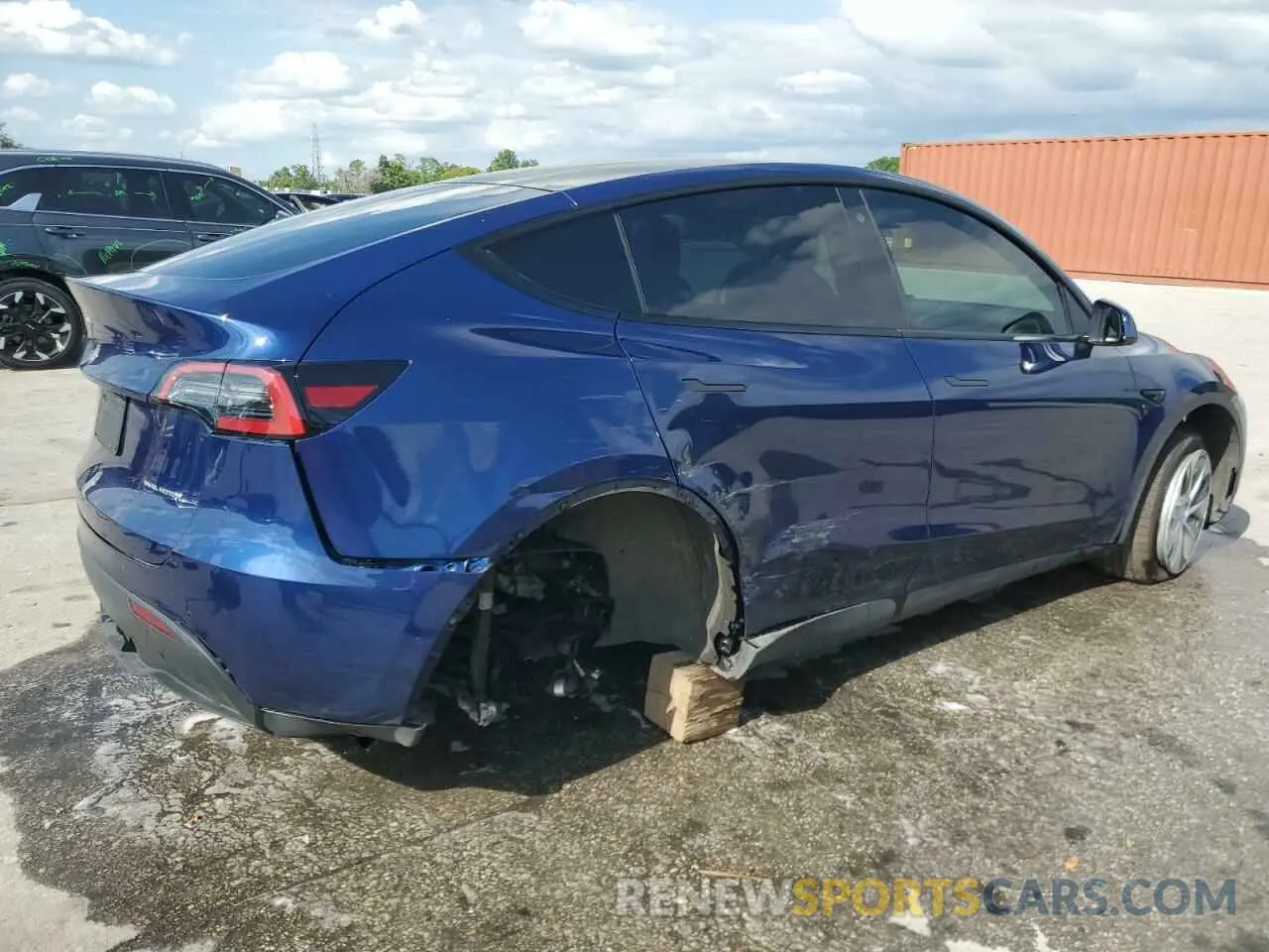 3 Photograph of a damaged car 7SAYGAEE2NF390507 TESLA MODEL Y 2022