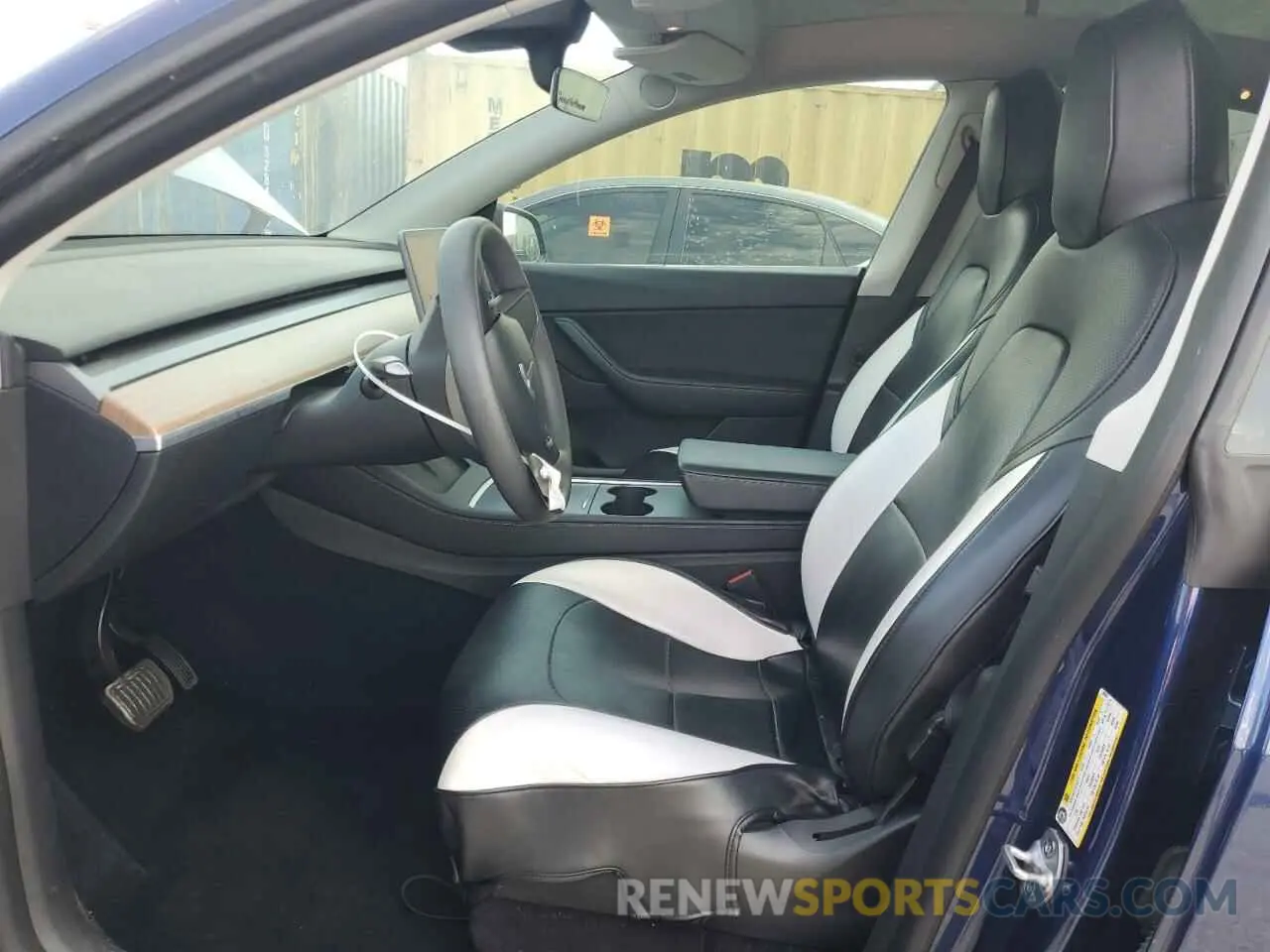 7 Photograph of a damaged car 7SAYGAEE2NF390507 TESLA MODEL Y 2022