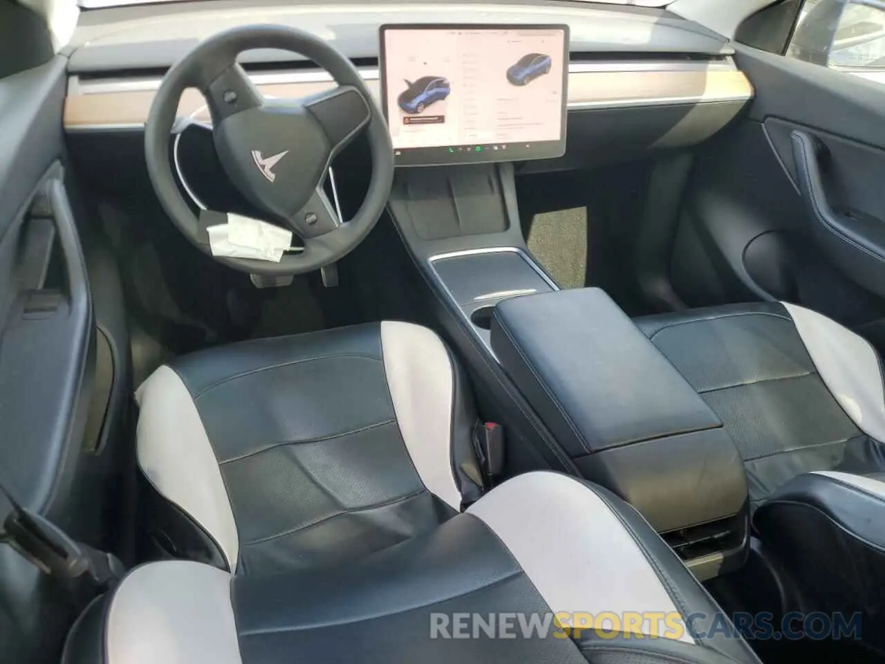 8 Photograph of a damaged car 7SAYGAEE2NF390507 TESLA MODEL Y 2022