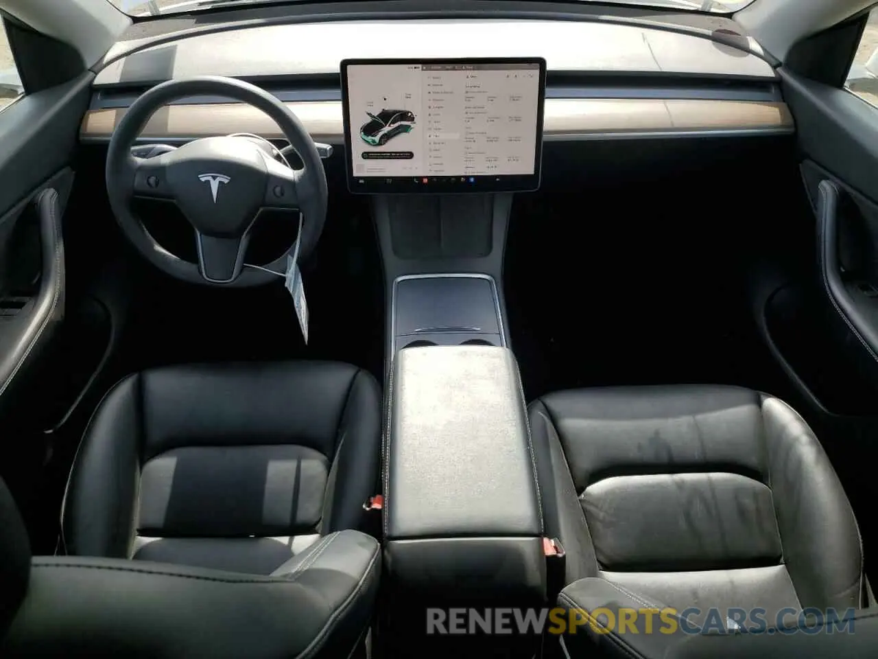 8 Photograph of a damaged car 7SAYGAEE2NF465173 TESLA MODEL Y 2022