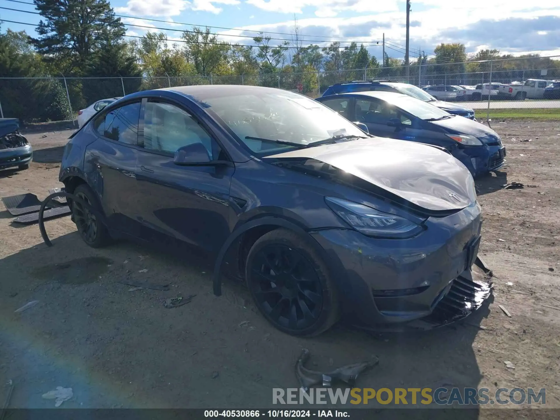1 Photograph of a damaged car 7SAYGAEE2NF472818 TESLA MODEL Y 2022