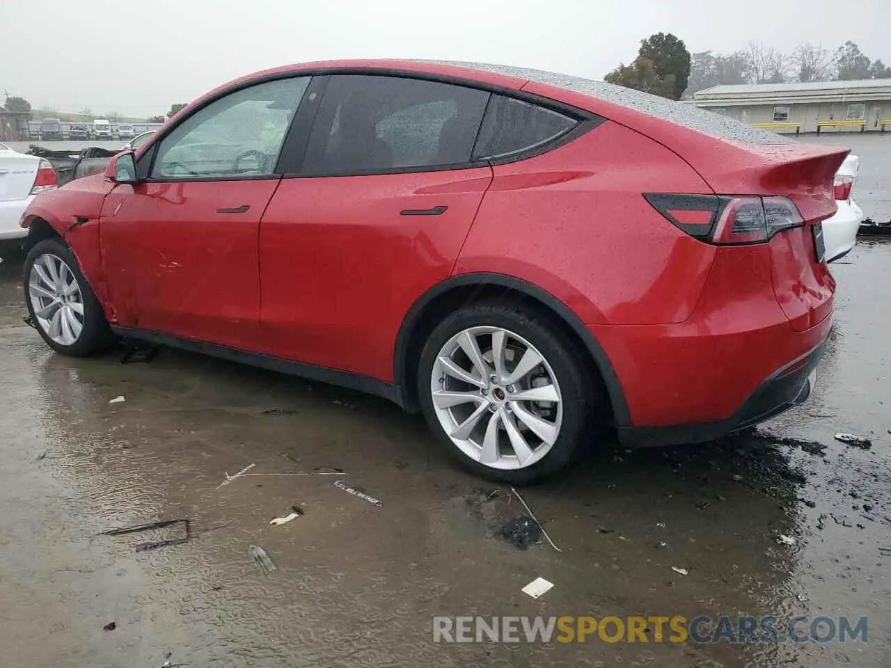 2 Photograph of a damaged car 7SAYGAEE2NF554371 TESLA MODEL Y 2022