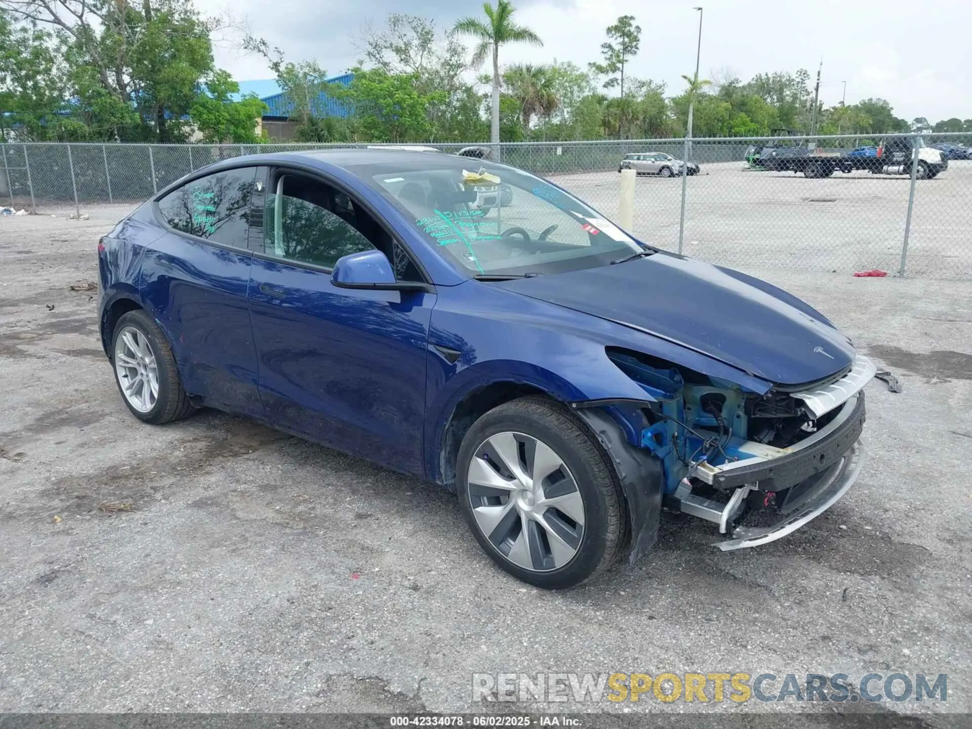 1 Photograph of a damaged car 7SAYGAEE3NF394274 TESLA MODEL Y 2022