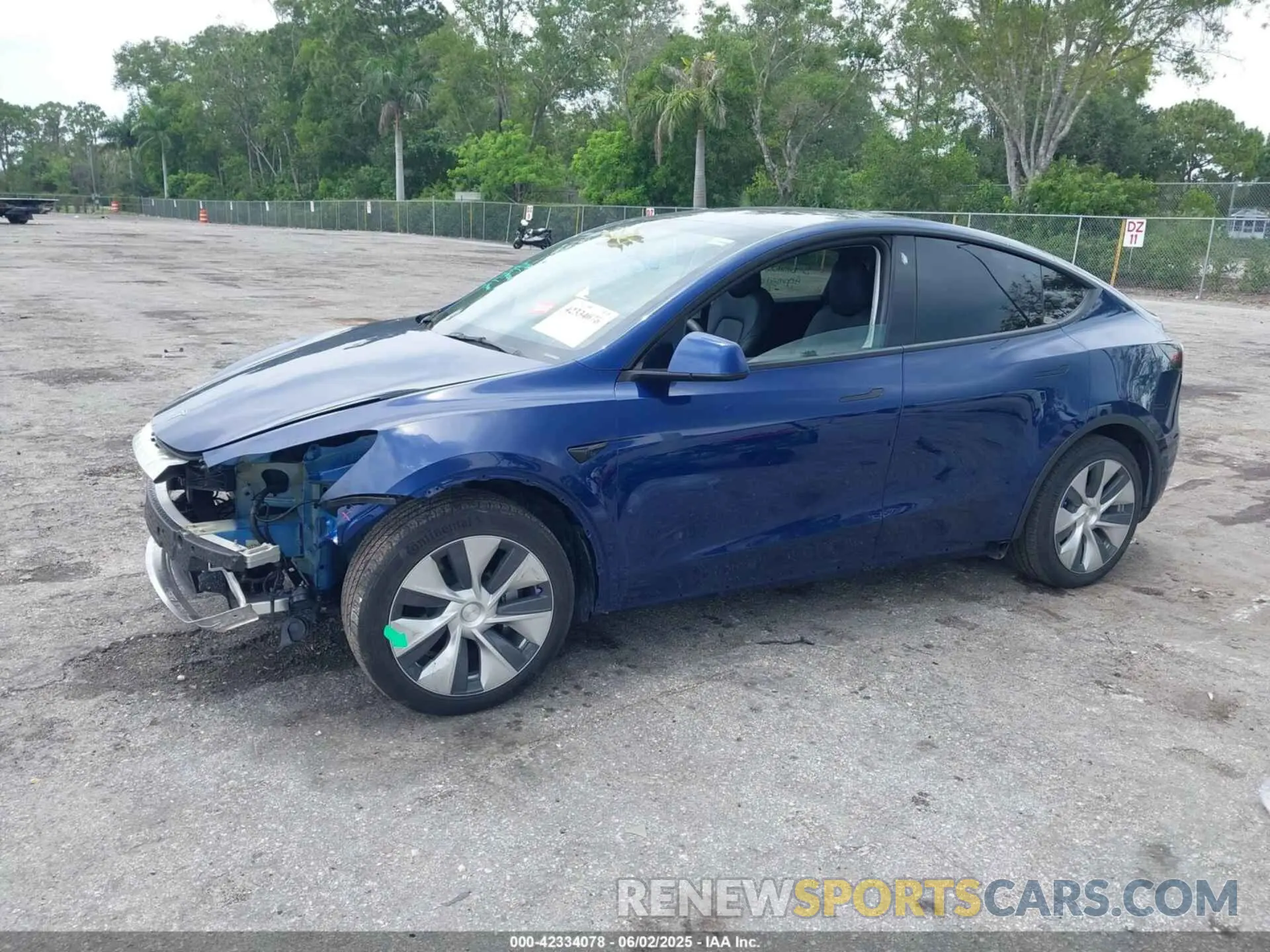 6 Photograph of a damaged car 7SAYGAEE3NF394274 TESLA MODEL Y 2022