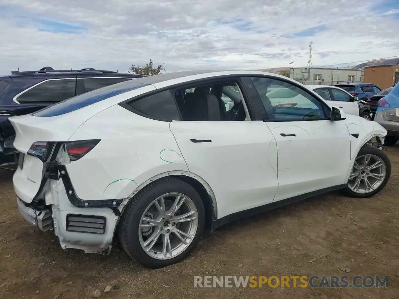 3 Photograph of a damaged car 7SAYGAEE4NF362899 TESLA MODEL Y 2022