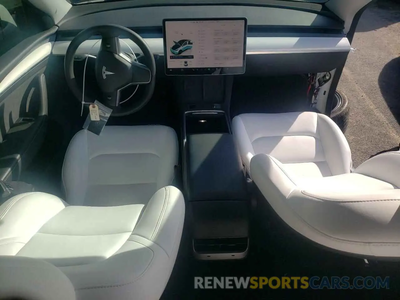 8 Photograph of a damaged car 7SAYGAEE4NF521288 TESLA MODEL Y 2022