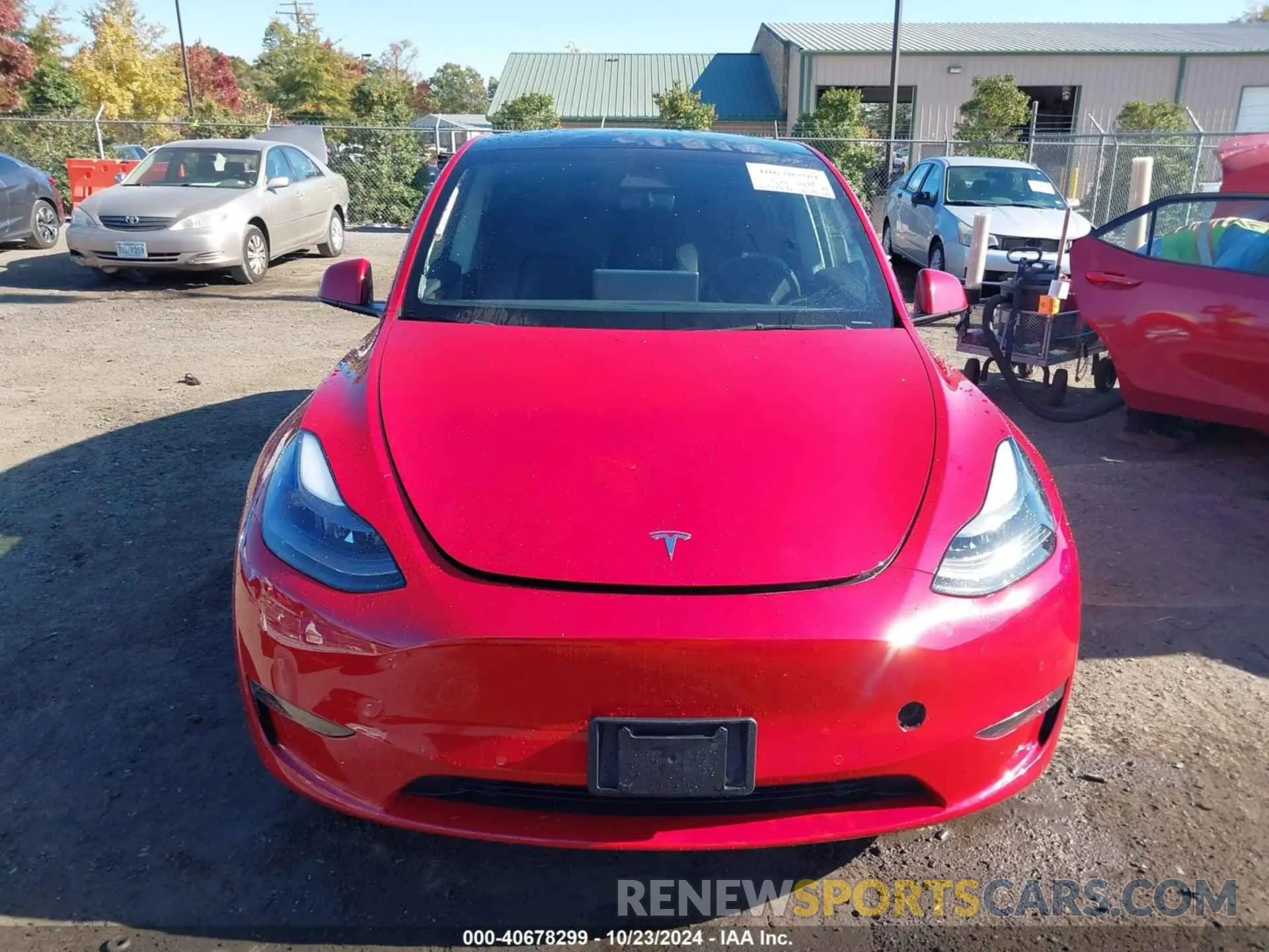 13 Photograph of a damaged car 7SAYGAEE4NF534591 TESLA MODEL Y 2022