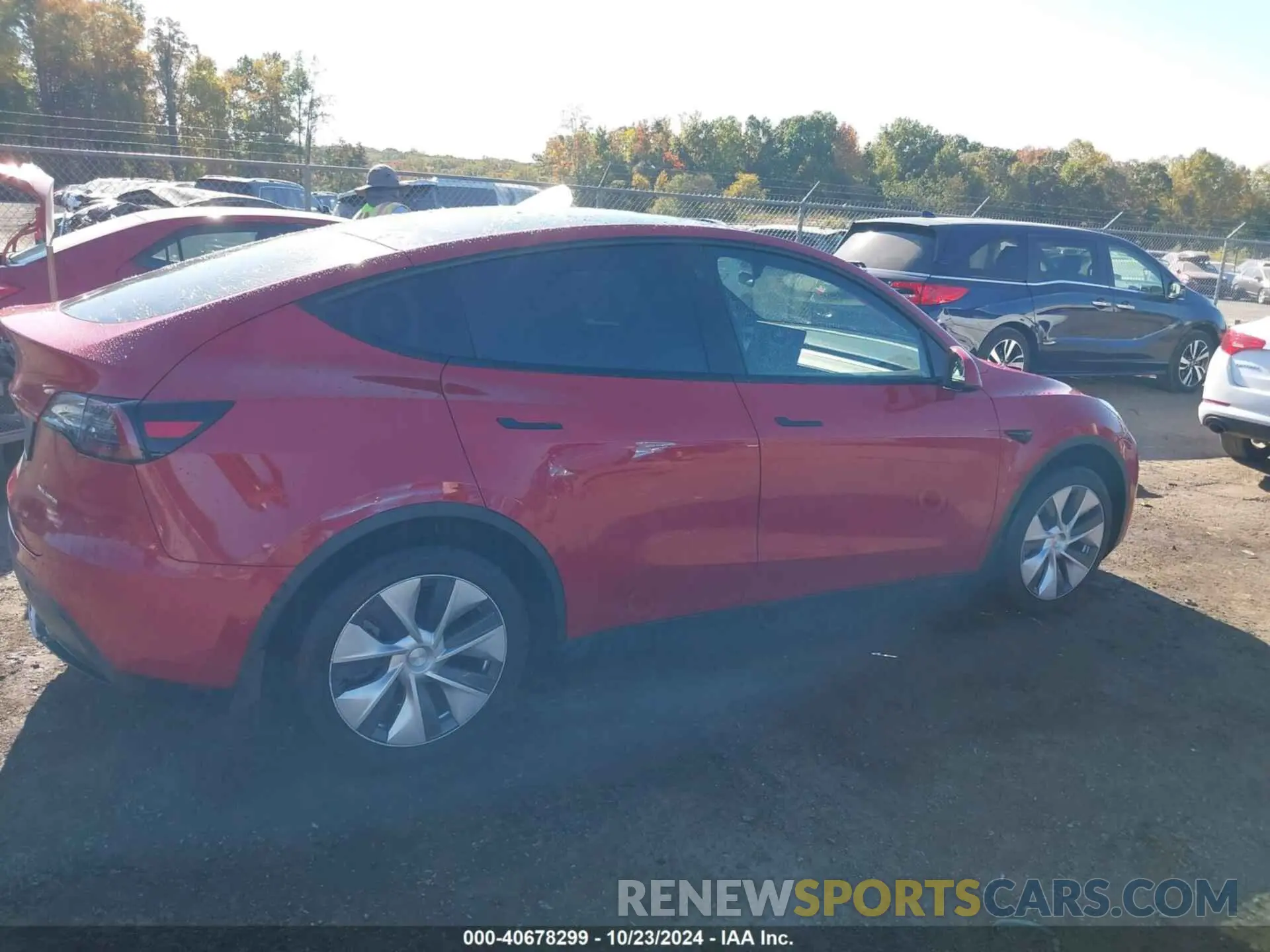 14 Photograph of a damaged car 7SAYGAEE4NF534591 TESLA MODEL Y 2022
