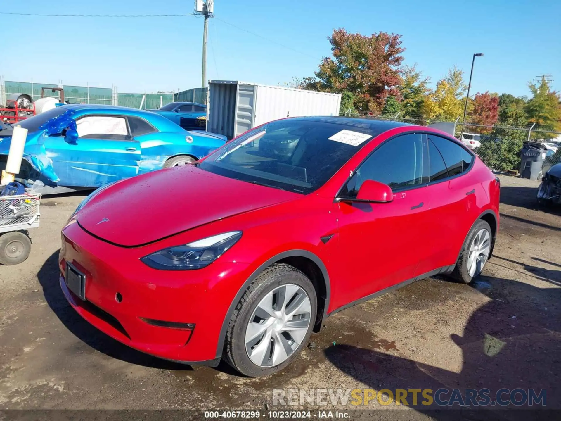 2 Photograph of a damaged car 7SAYGAEE4NF534591 TESLA MODEL Y 2022