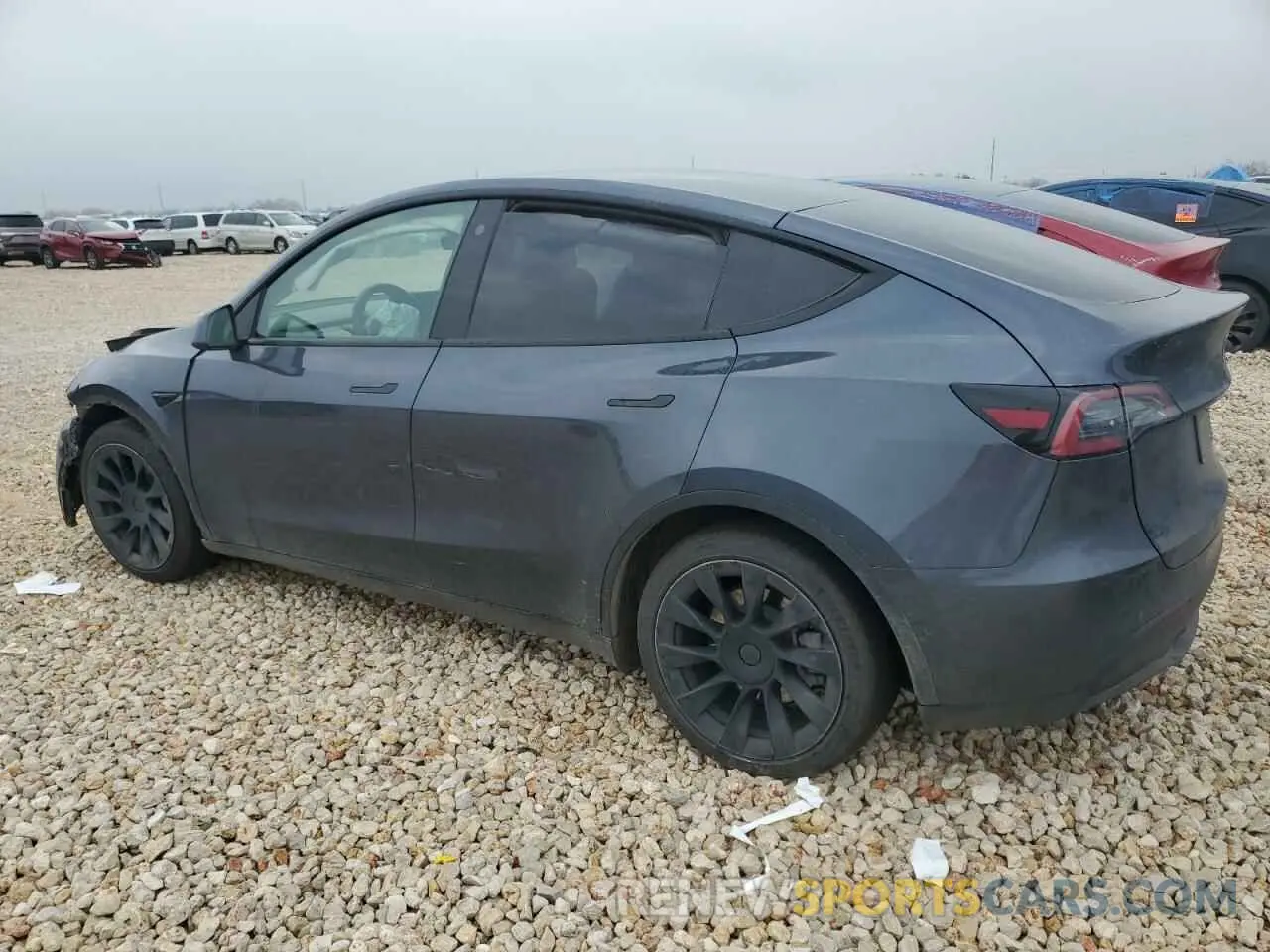 2 Photograph of a damaged car 7SAYGAEE4NF543503 TESLA MODEL Y 2022