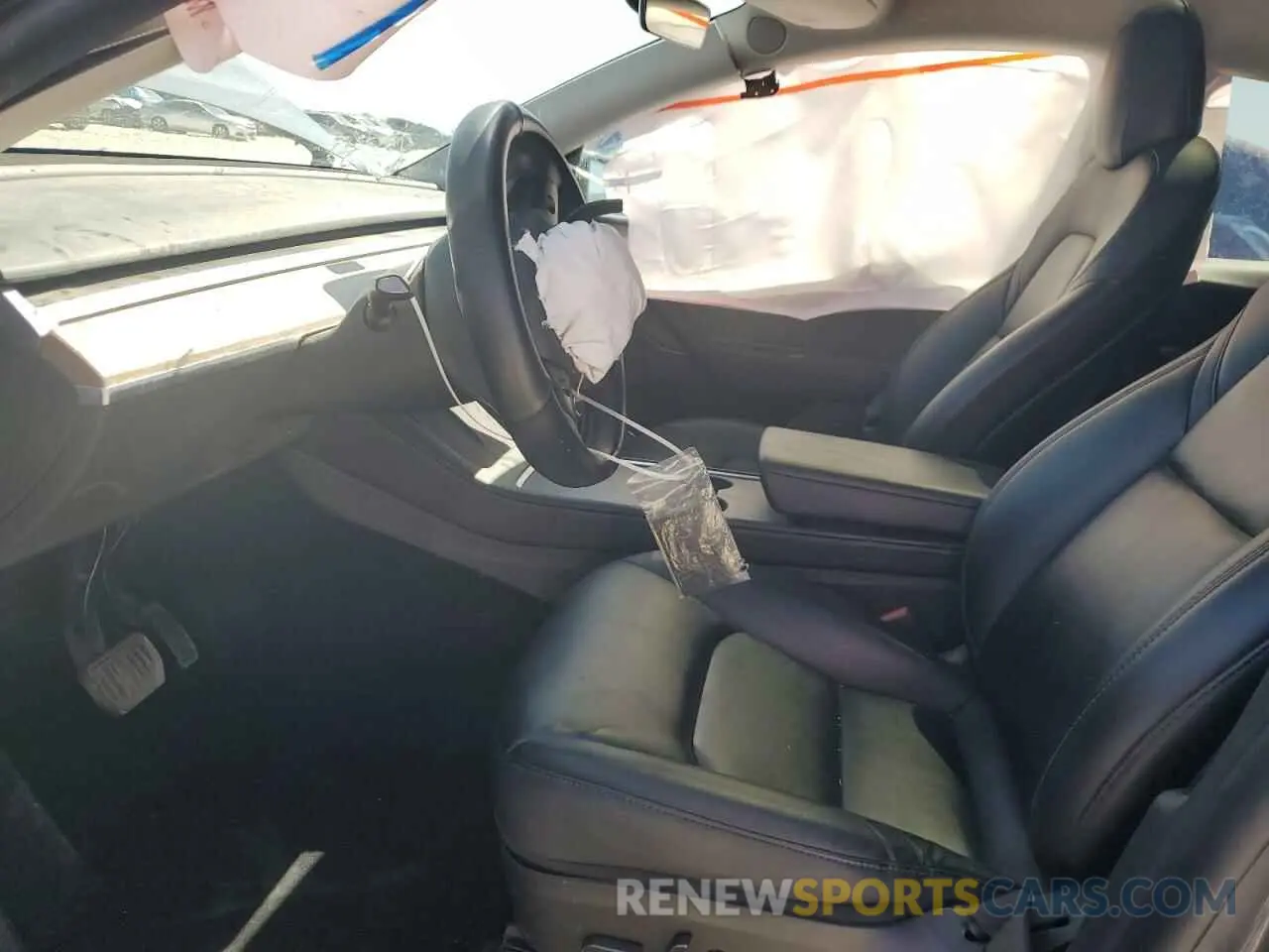7 Photograph of a damaged car 7SAYGAEE4NF543503 TESLA MODEL Y 2022
