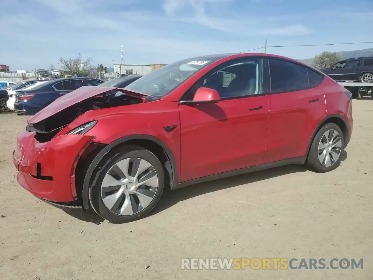 1 Photograph of a damaged car 7SAYGAEE4NF561676 TESLA MODEL Y 2022