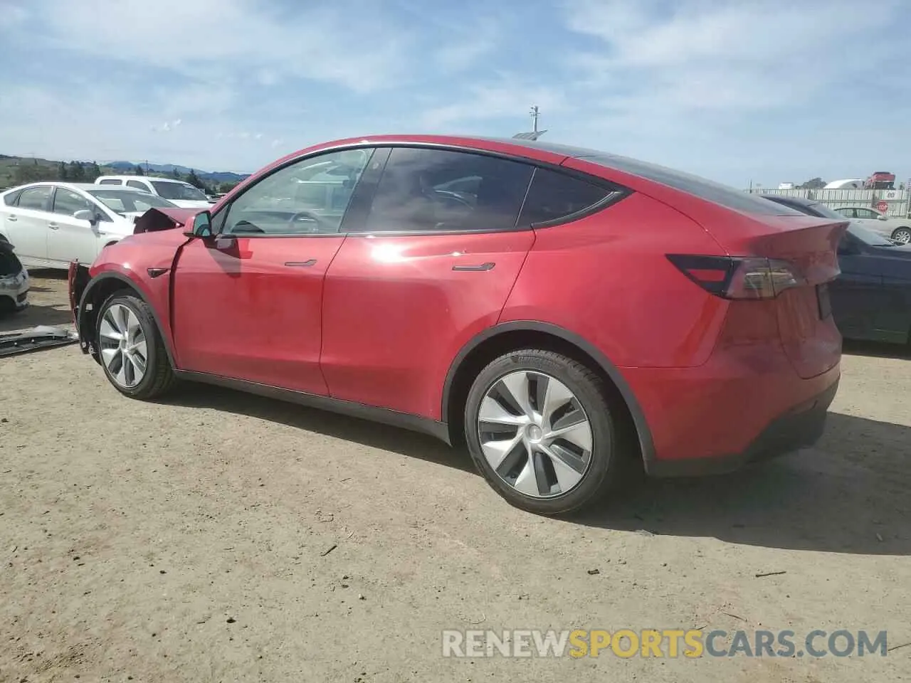 2 Photograph of a damaged car 7SAYGAEE4NF561676 TESLA MODEL Y 2022