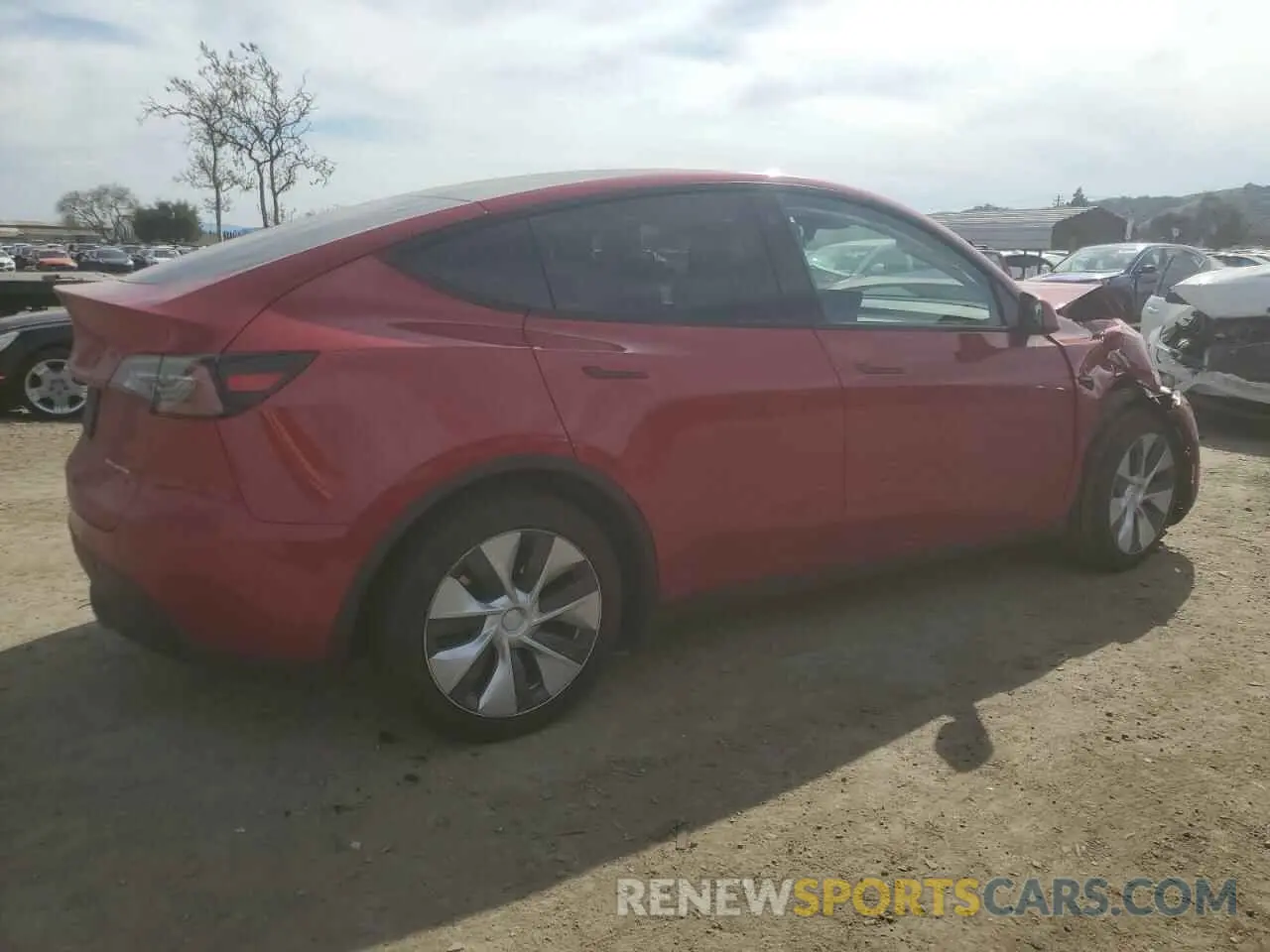 3 Photograph of a damaged car 7SAYGAEE4NF561676 TESLA MODEL Y 2022
