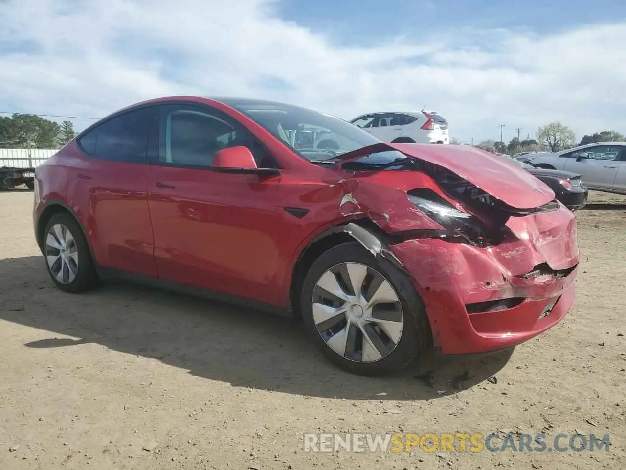 4 Photograph of a damaged car 7SAYGAEE4NF561676 TESLA MODEL Y 2022