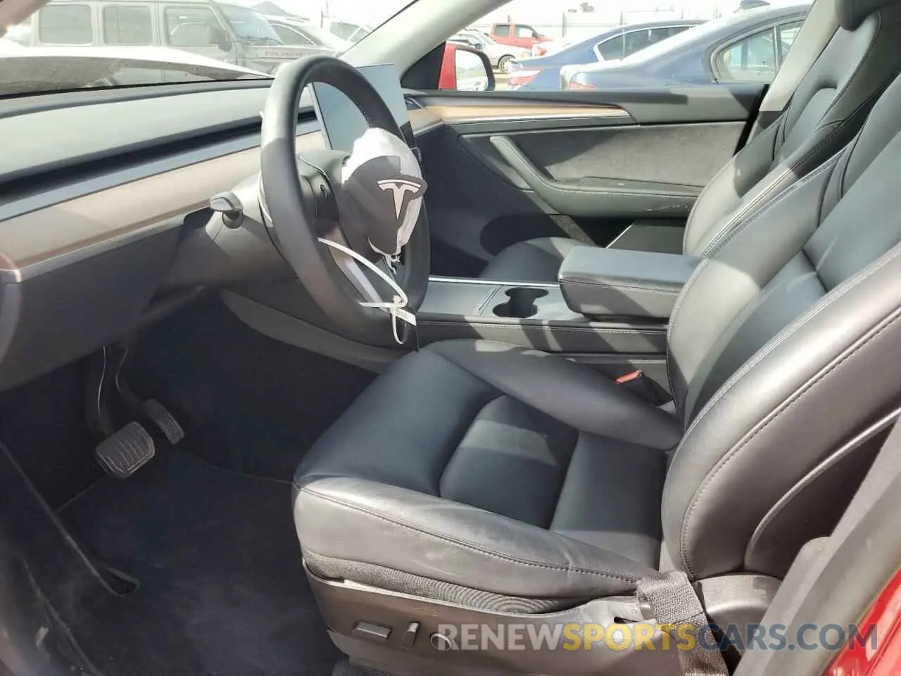 7 Photograph of a damaged car 7SAYGAEE4NF561676 TESLA MODEL Y 2022