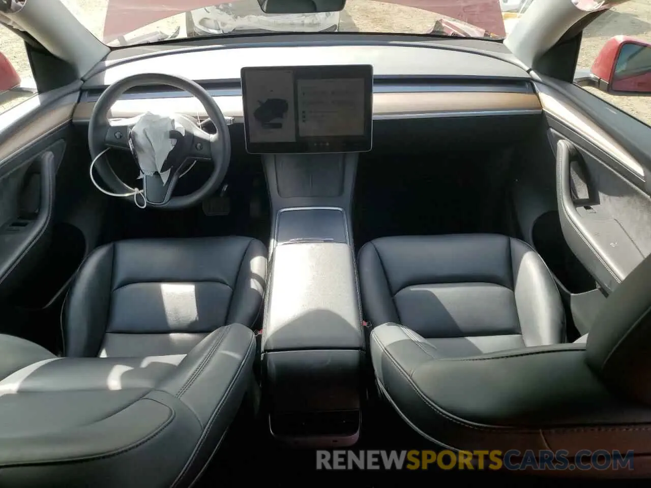 8 Photograph of a damaged car 7SAYGAEE4NF561676 TESLA MODEL Y 2022