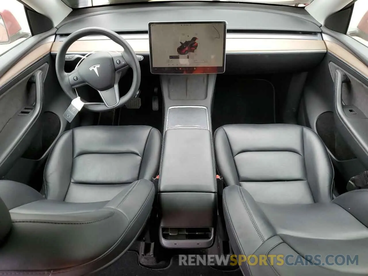 8 Photograph of a damaged car 7SAYGAEE4NF570653 TESLA MODEL Y 2022