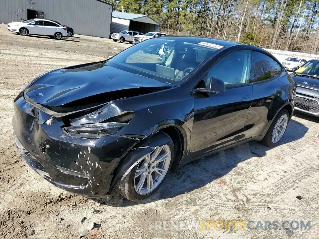 1 Photograph of a damaged car 7SAYGAEE5NF378867 TESLA MODEL Y 2022