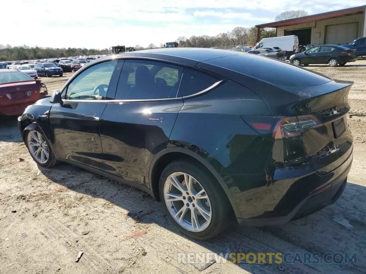 2 Photograph of a damaged car 7SAYGAEE5NF378867 TESLA MODEL Y 2022