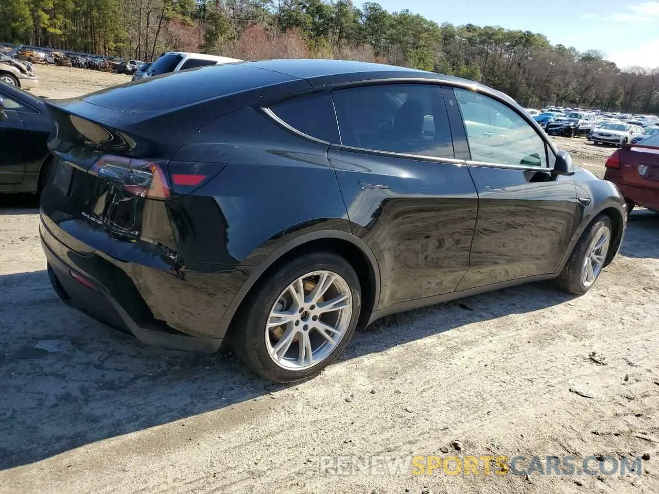 3 Photograph of a damaged car 7SAYGAEE5NF378867 TESLA MODEL Y 2022