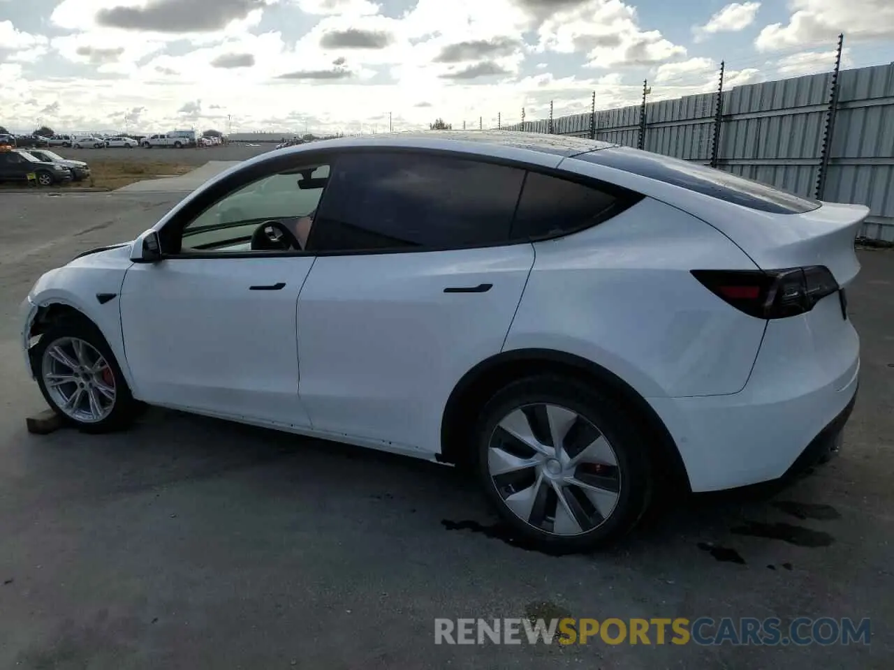 2 Photograph of a damaged car 7SAYGAEE5NF427064 TESLA MODEL Y 2022