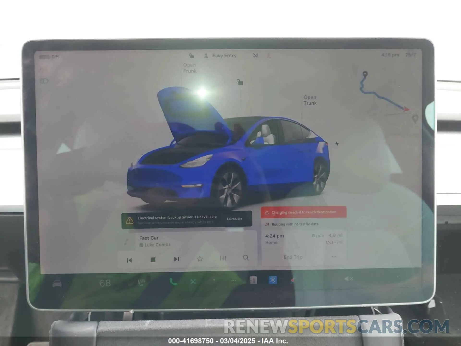18 Photograph of a damaged car 7SAYGAEE5NF428327 TESLA MODEL Y 2022