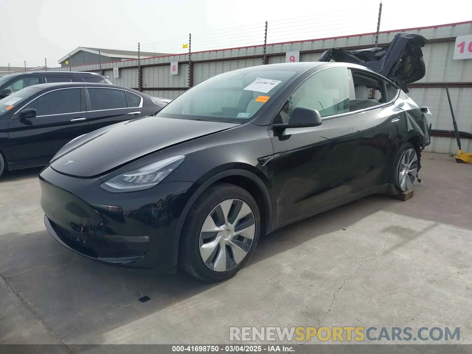 2 Photograph of a damaged car 7SAYGAEE5NF428327 TESLA MODEL Y 2022
