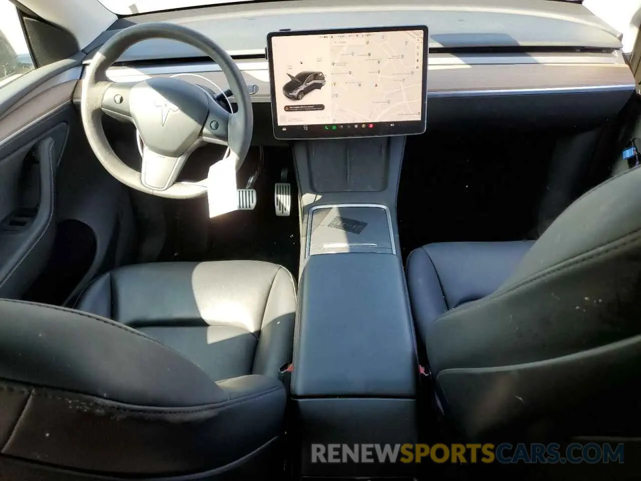 8 Photograph of a damaged car 7SAYGAEE5NF553408 TESLA MODEL Y 2022