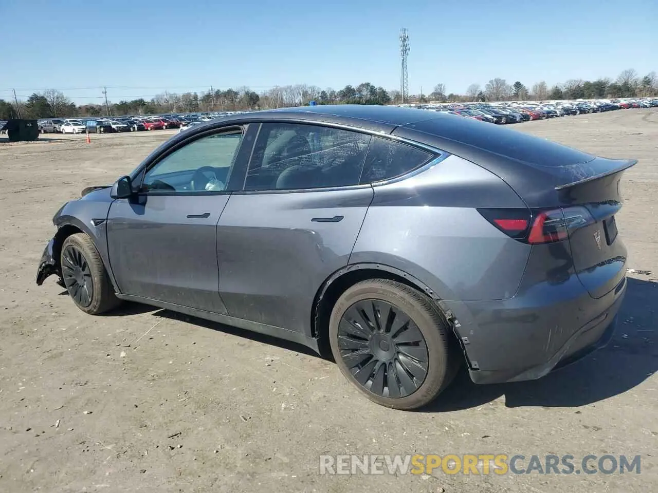 2 Photograph of a damaged car 7SAYGAEE5NF573044 TESLA MODEL Y 2022