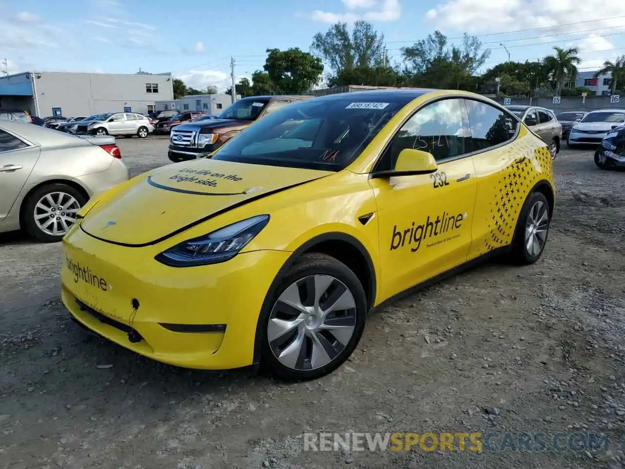 1 Photograph of a damaged car 7SAYGAEE6NF329712 TESLA MODEL Y 2022