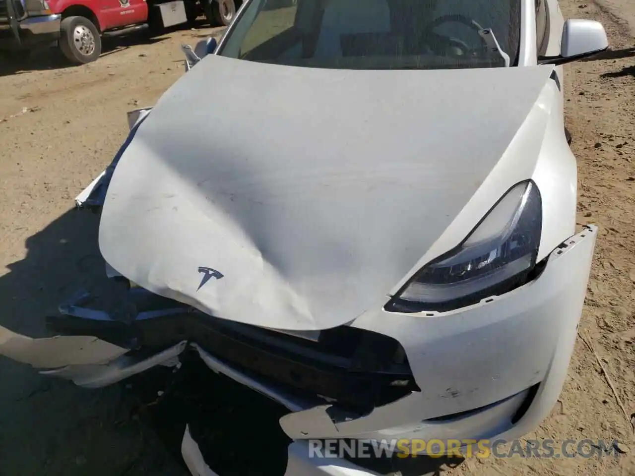 10 Photograph of a damaged car 7SAYGAEE6NF358935 TESLA MODEL Y 2022