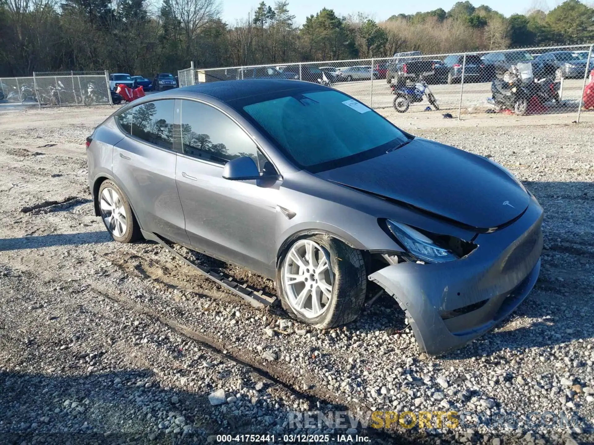 1 Photograph of a damaged car 7SAYGAEE6NF361883 TESLA MODEL Y 2022