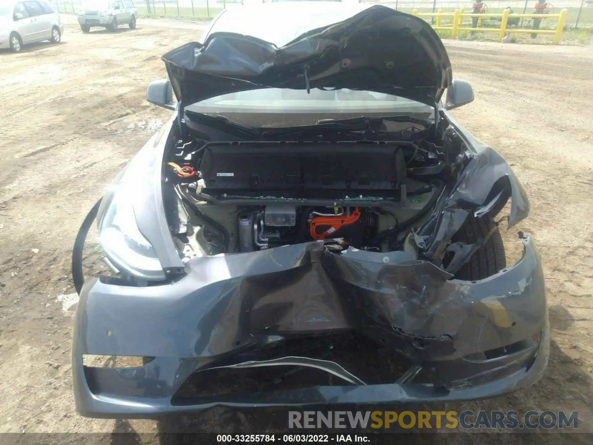 6 Photograph of a damaged car 7SAYGAEE6NF418907 TESLA MODEL Y 2022