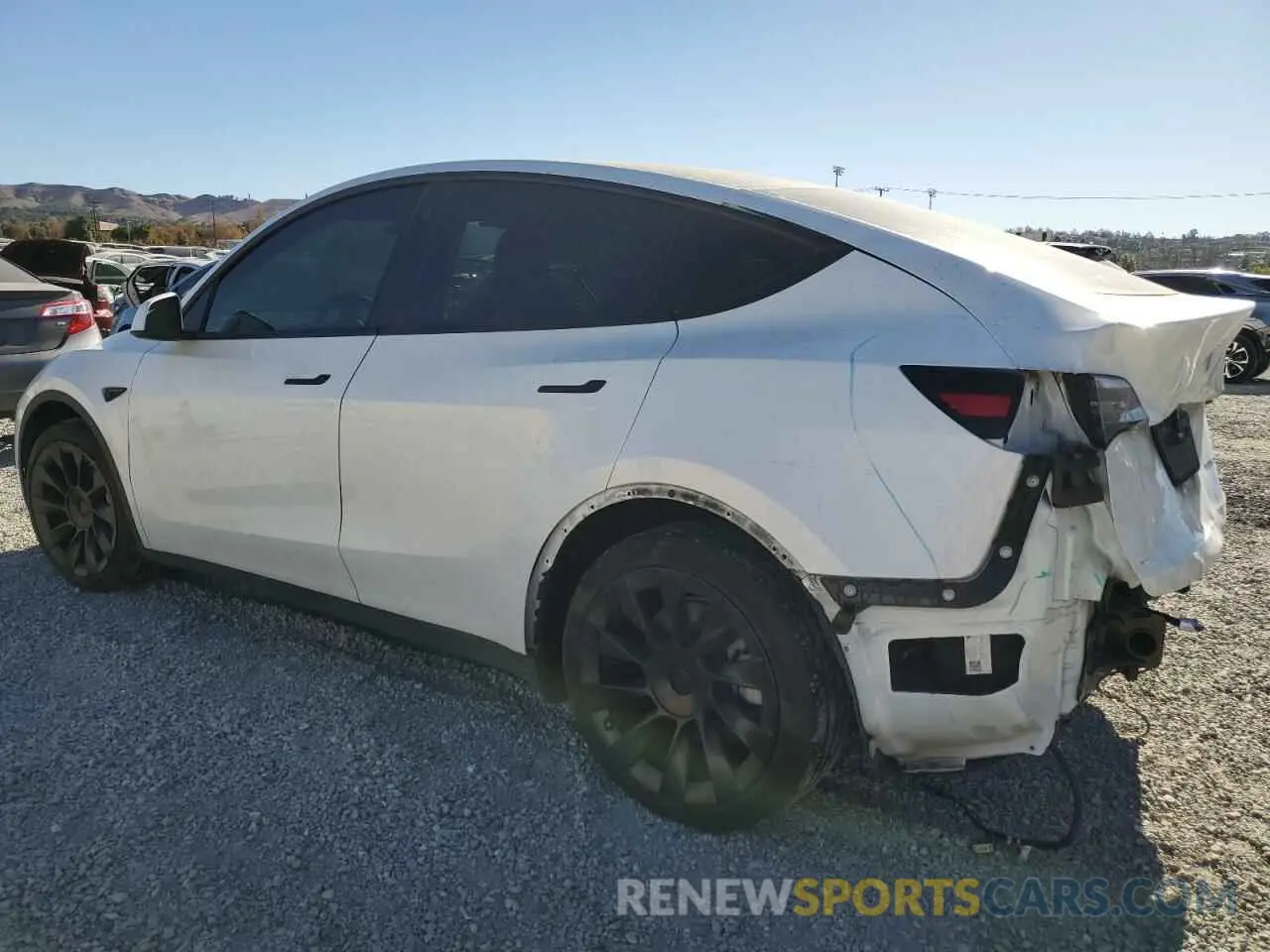 2 Photograph of a damaged car 7SAYGAEE6NF456296 TESLA MODEL Y 2022