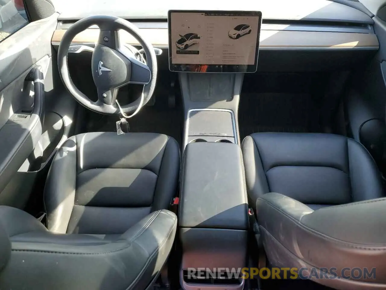 8 Photograph of a damaged car 7SAYGAEE6NF456296 TESLA MODEL Y 2022