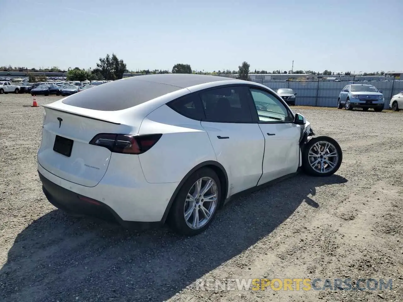 3 Photograph of a damaged car 7SAYGAEE6NF492070 TESLA MODEL Y 2022