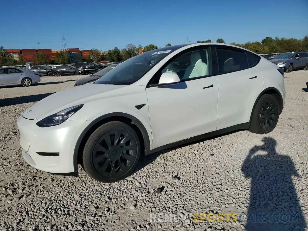 1 Photograph of a damaged car 7SAYGAEE6NF505383 TESLA MODEL Y 2022