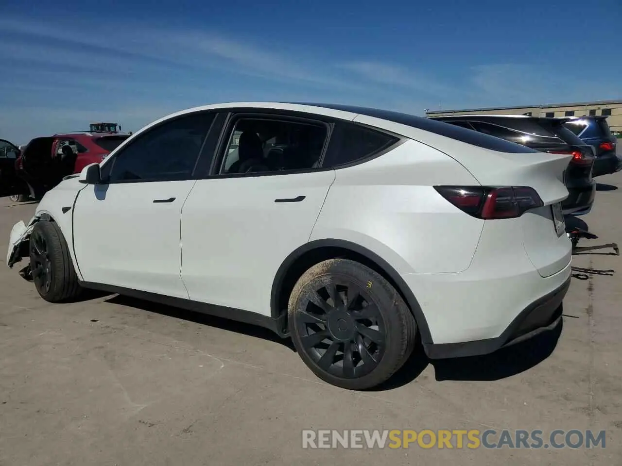 2 Photograph of a damaged car 7SAYGAEE6NF506405 TESLA MODEL Y 2022