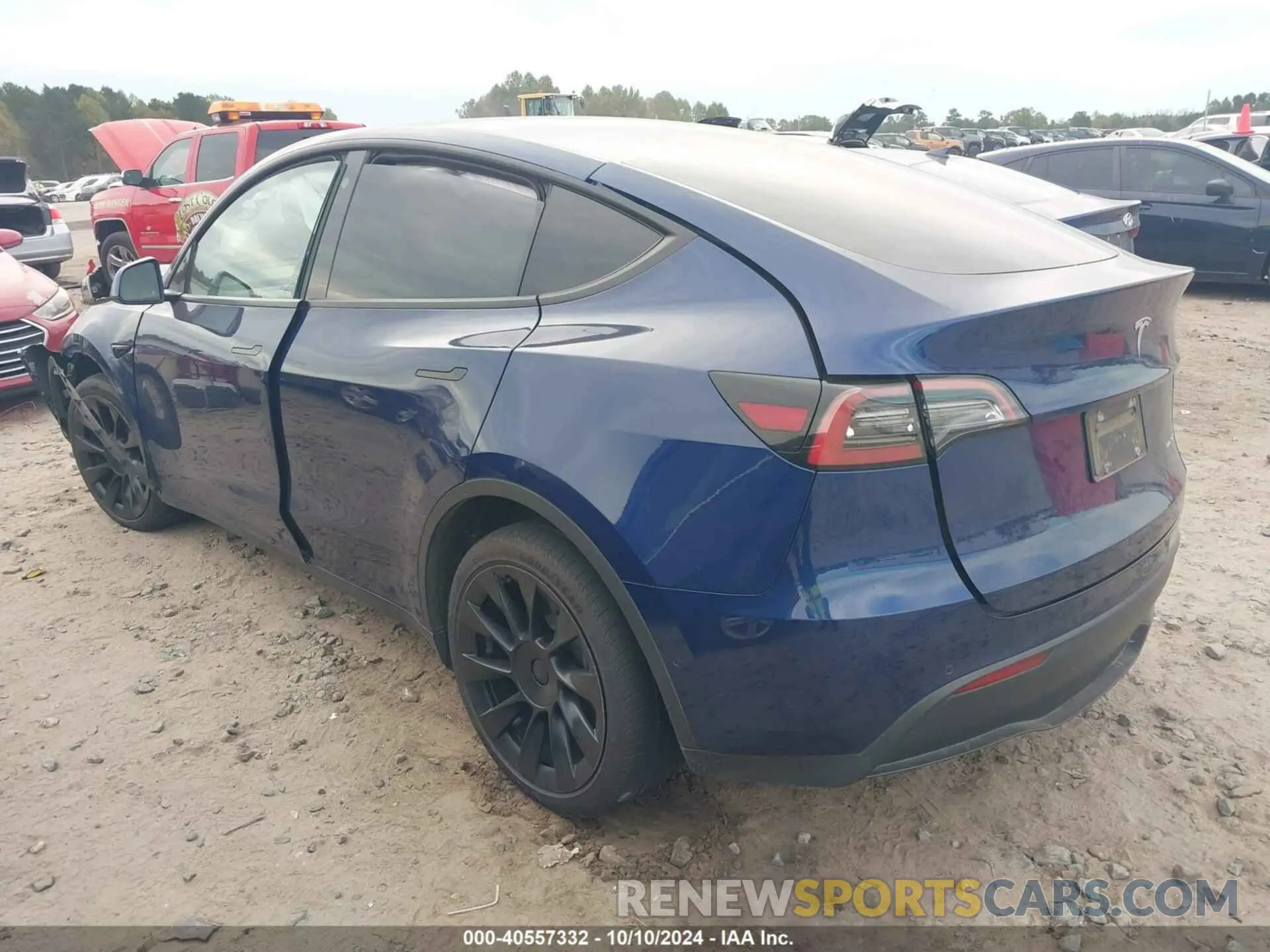 3 Photograph of a damaged car 7SAYGAEE6NF515816 TESLA MODEL Y 2022