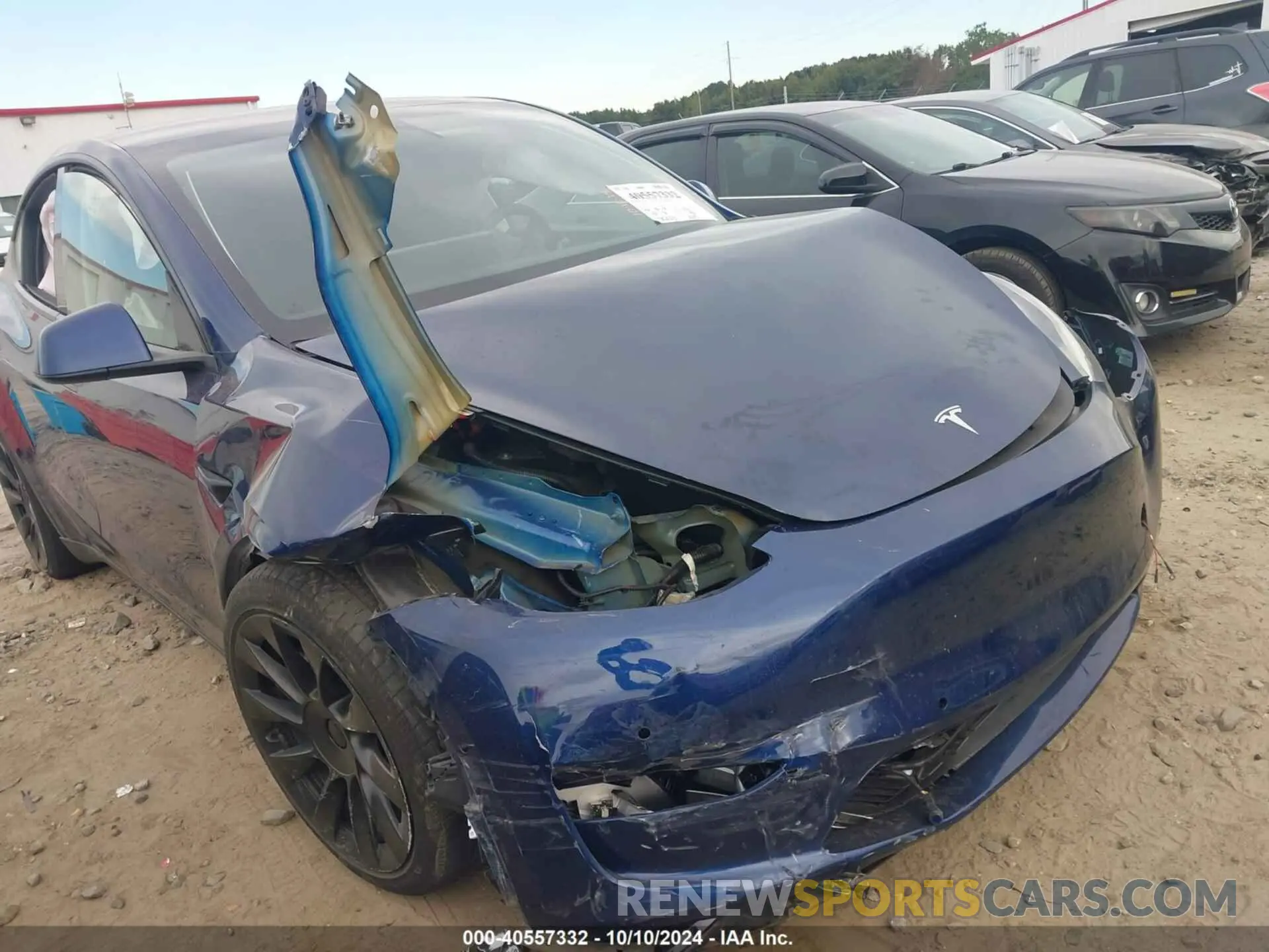 6 Photograph of a damaged car 7SAYGAEE6NF515816 TESLA MODEL Y 2022