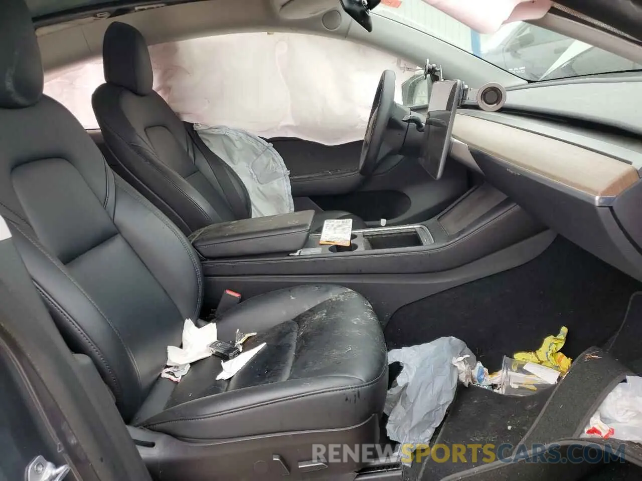 7 Photograph of a damaged car 7SAYGAEE6NF523835 TESLA MODEL Y 2022