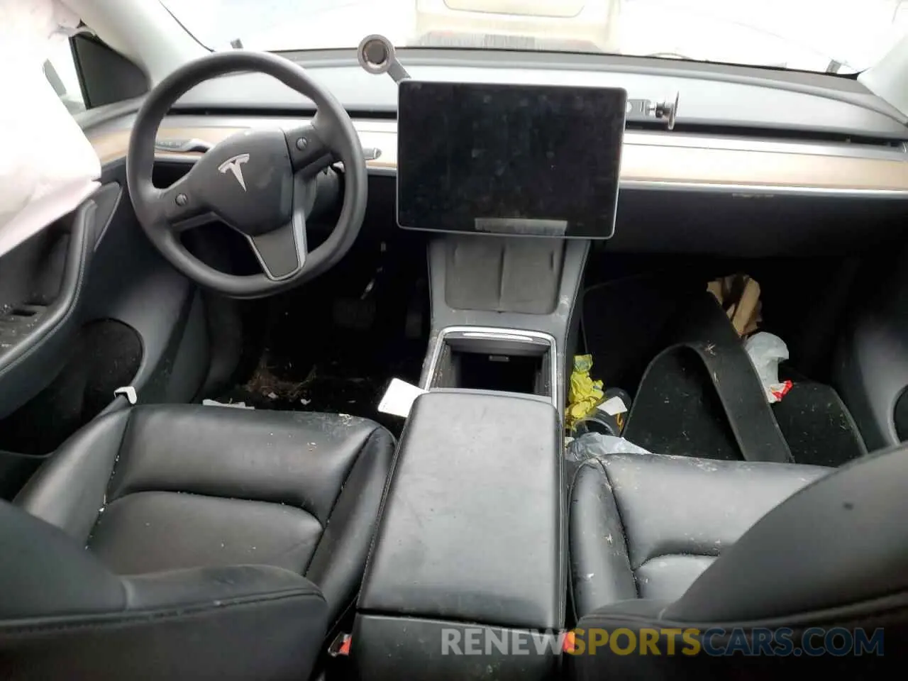 8 Photograph of a damaged car 7SAYGAEE6NF523835 TESLA MODEL Y 2022