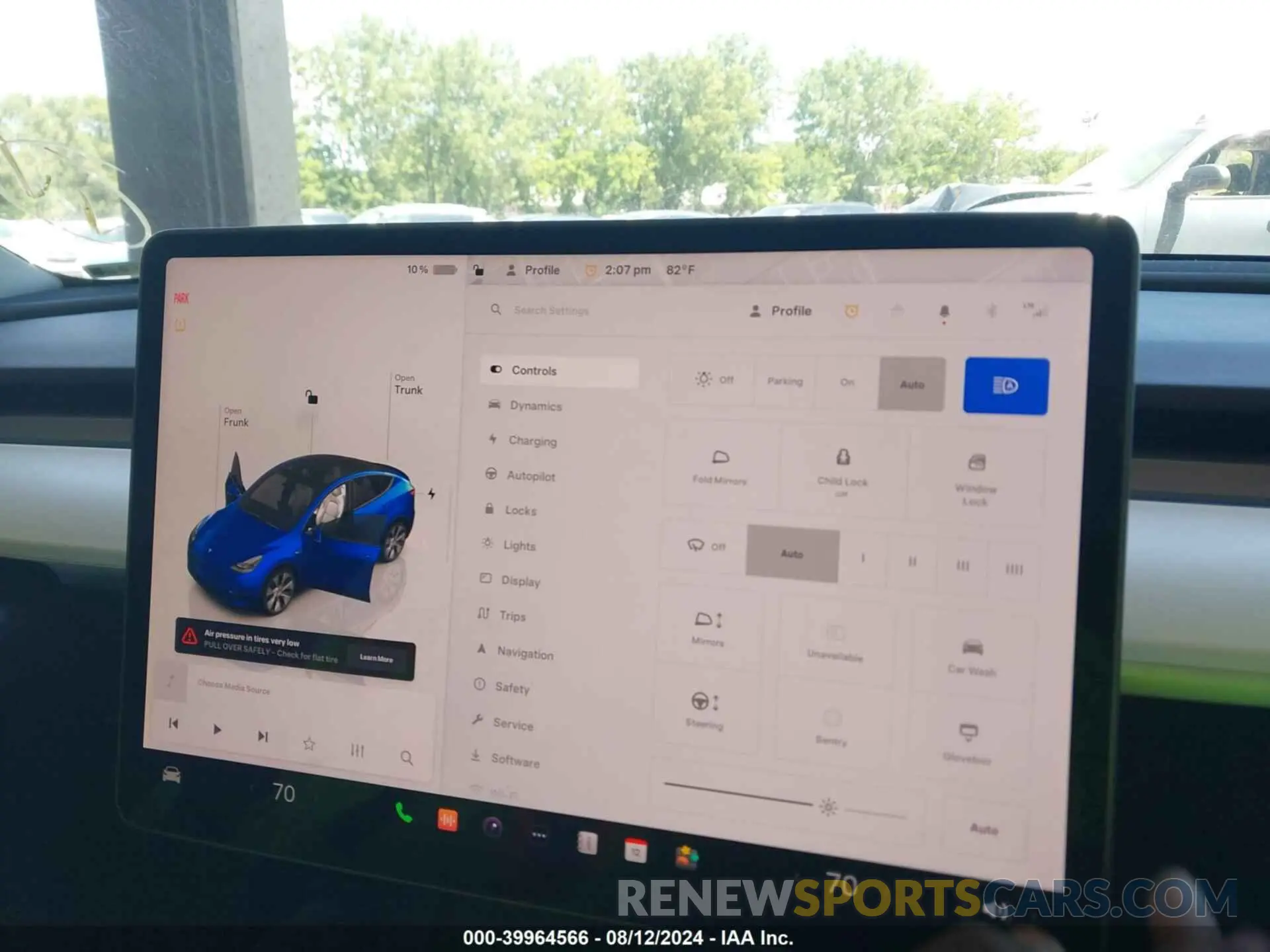 7 Photograph of a damaged car 7SAYGAEE6NF524256 TESLA MODEL Y 2022