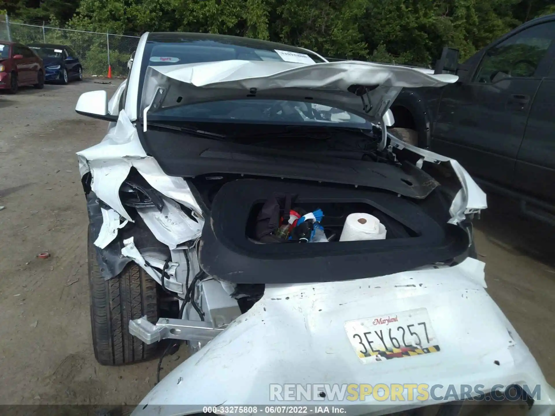 6 Photograph of a damaged car 7SAYGAEE7NF337771 TESLA MODEL Y 2022