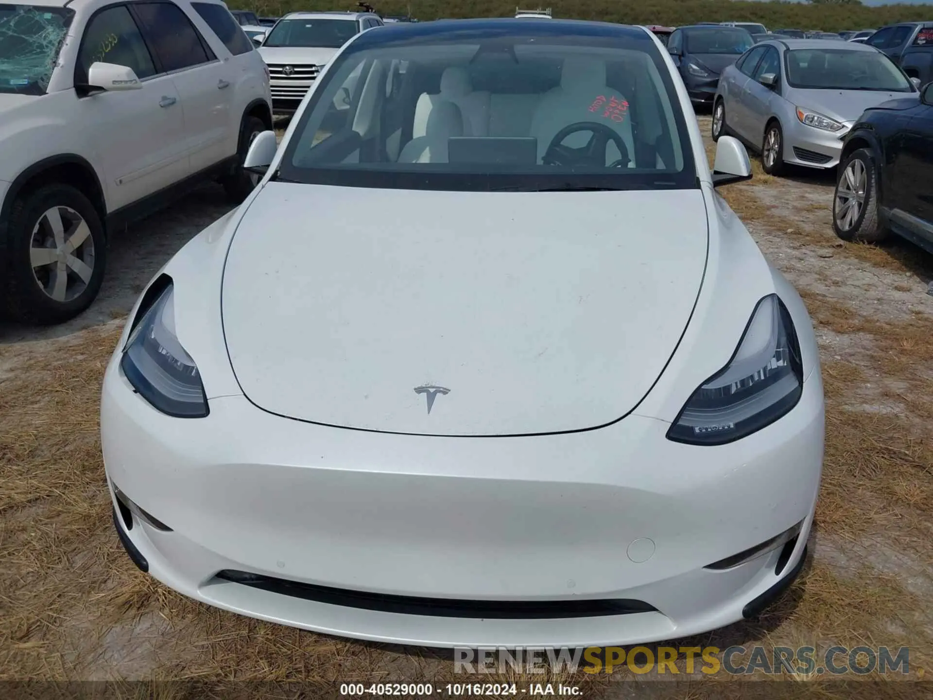 6 Photograph of a damaged car 7SAYGAEE7NF339651 TESLA MODEL Y 2022