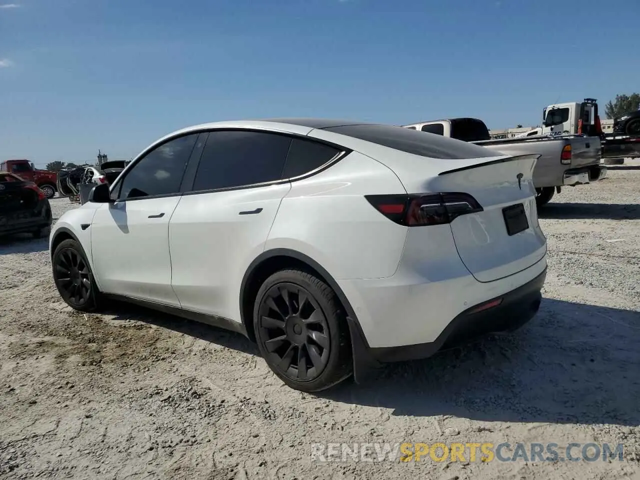 2 Photograph of a damaged car 7SAYGAEE7NF348088 TESLA MODEL Y 2022